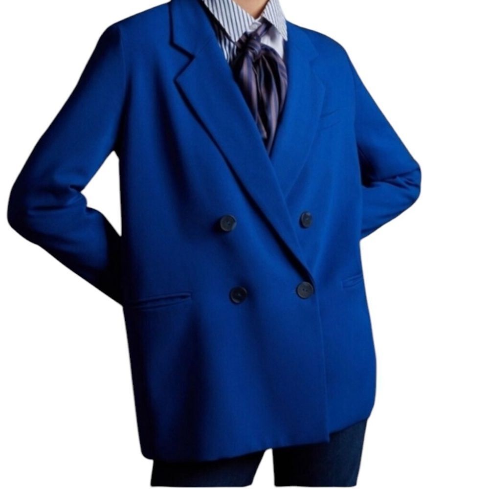 Anthropologie Royal Blue Blazer